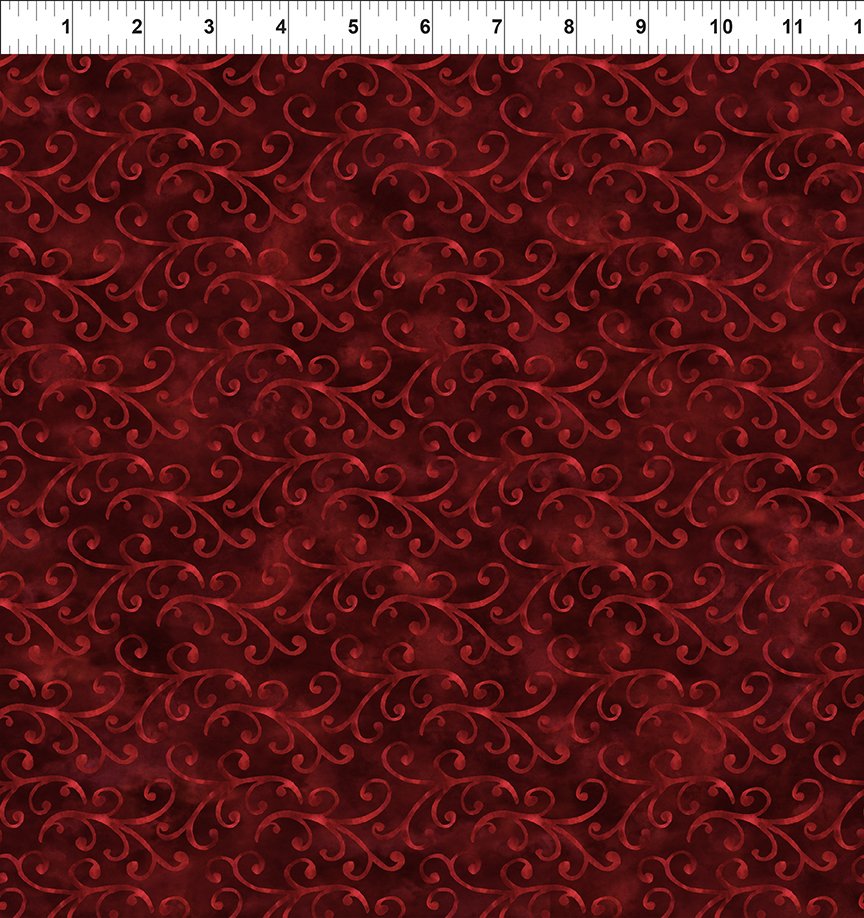 Swirl on Red