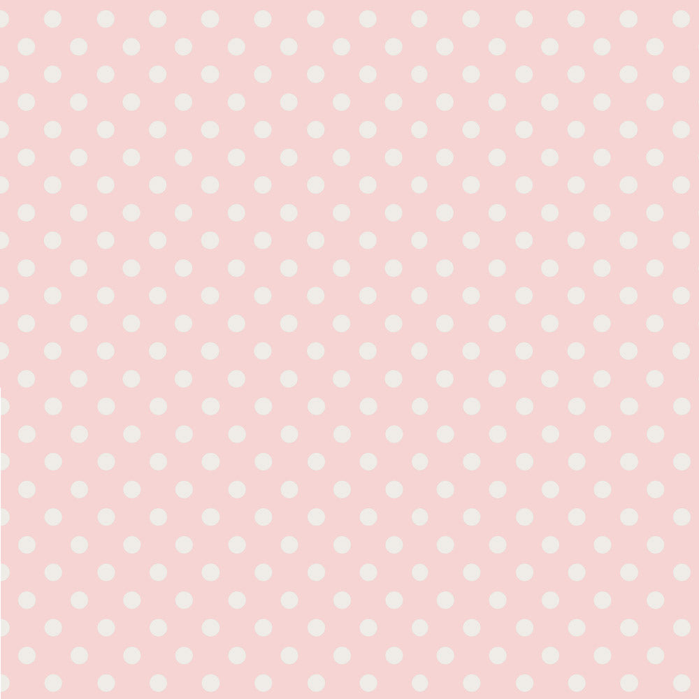 White polka dots - Various color backgrounds