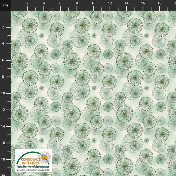 Geometric print on solid background - Variety of colors