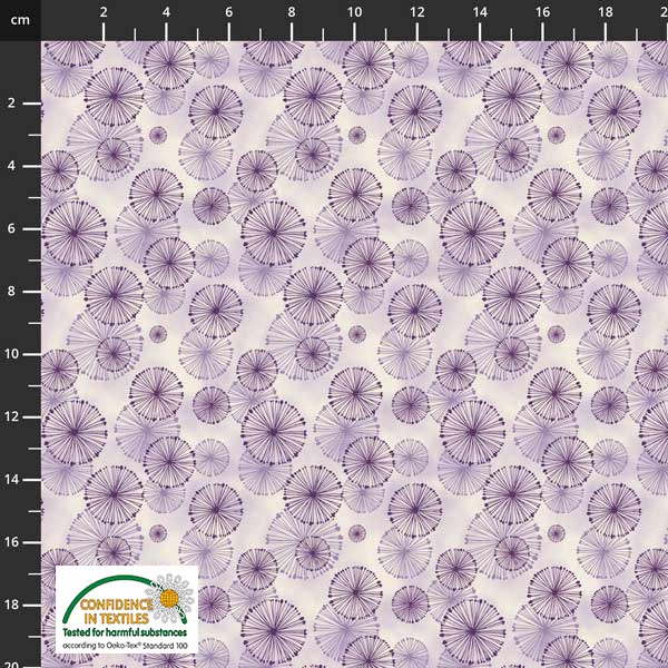 Geometric print on solid background - Variety of colors