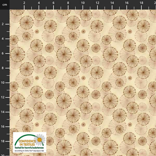 Geometric print on solid background - Variety of colors