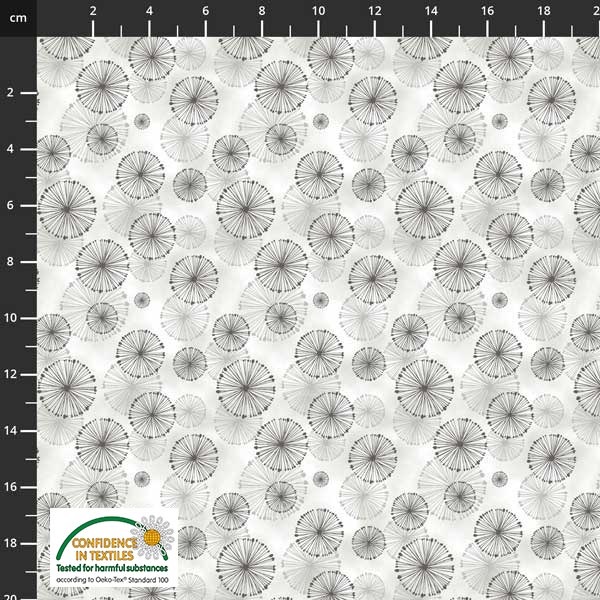 Geometric print on solid background - Variety of colors