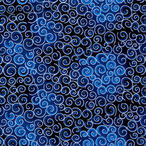 Spiral Metalic Fabric