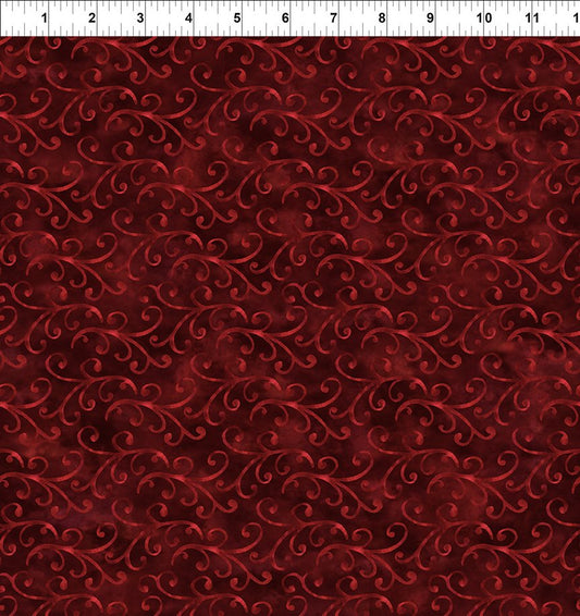 Swirl on Red