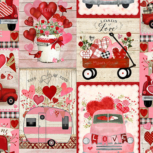 Hugs, Kisses, & Wishes fabric Collection