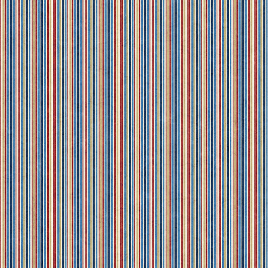 Red, Blue, and Gold Stripes