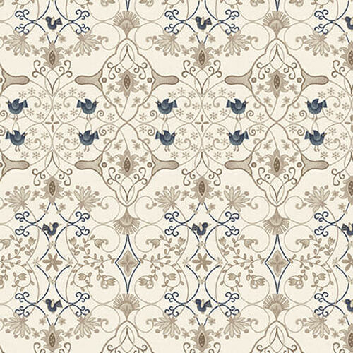 Damask print