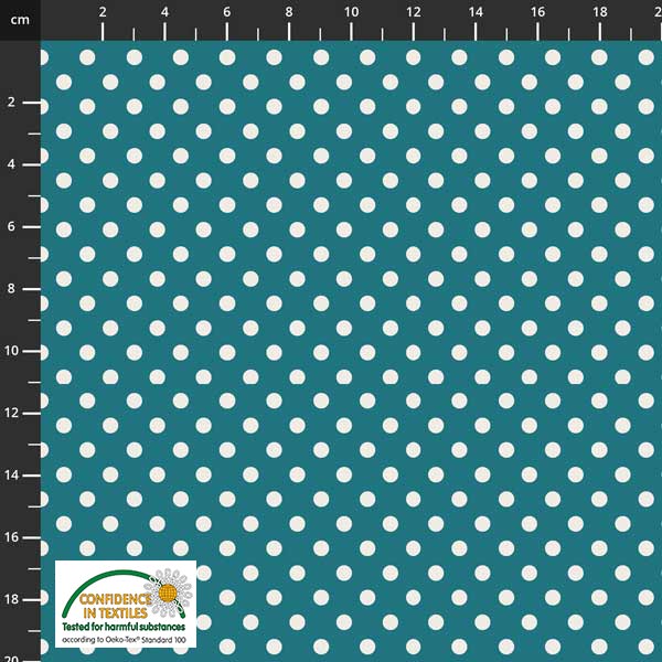 White polka dots - Various color backgrounds