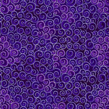 Spiral Metalic Fabric